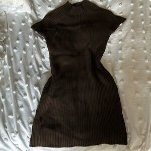 Mock turtle neck Calvin Klein sweater dress size M.